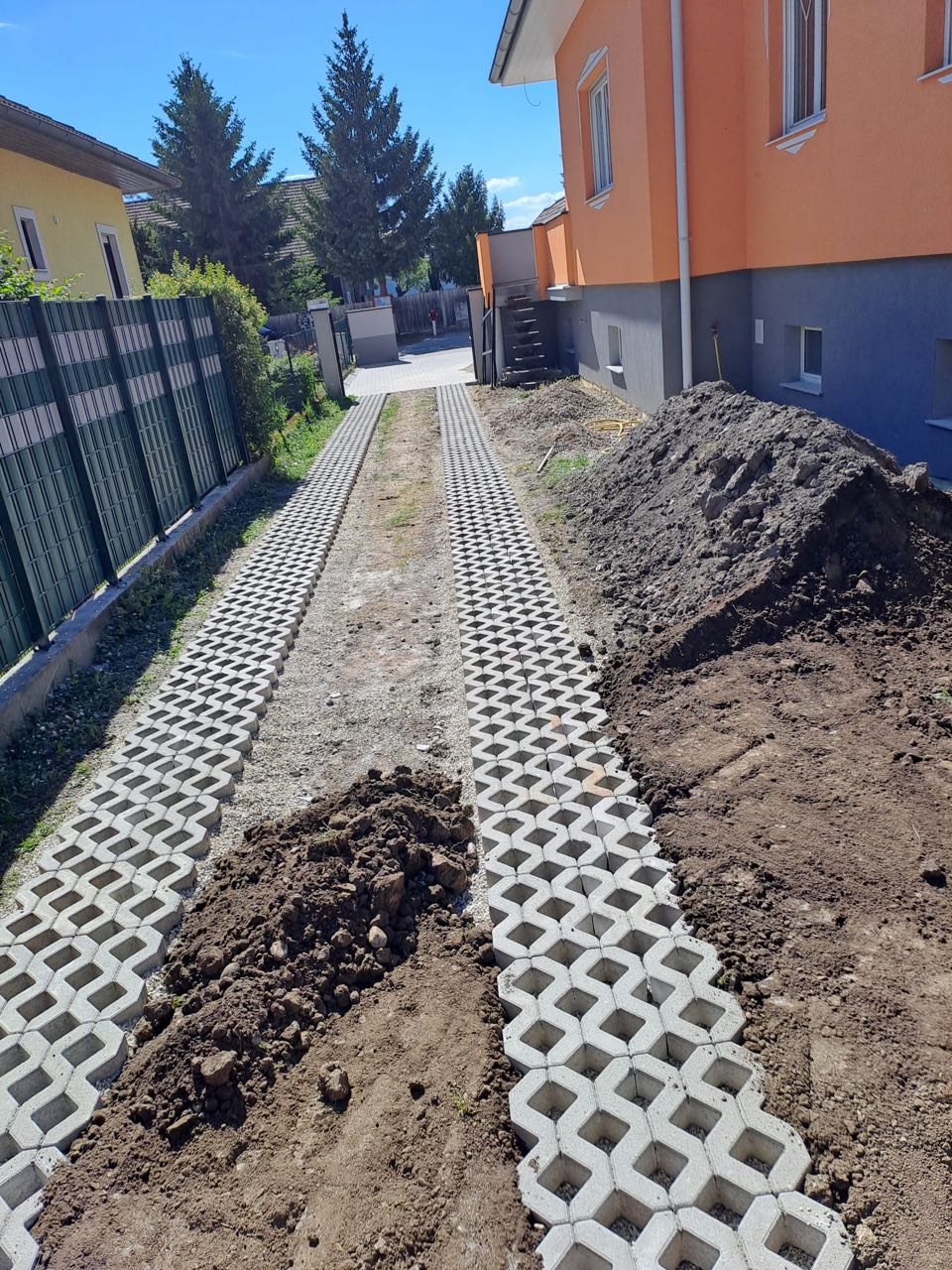 Pflaster-Unterbau von Erdbau Öfferl – Projekt 3